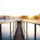 Descriptive image of a bridge near water